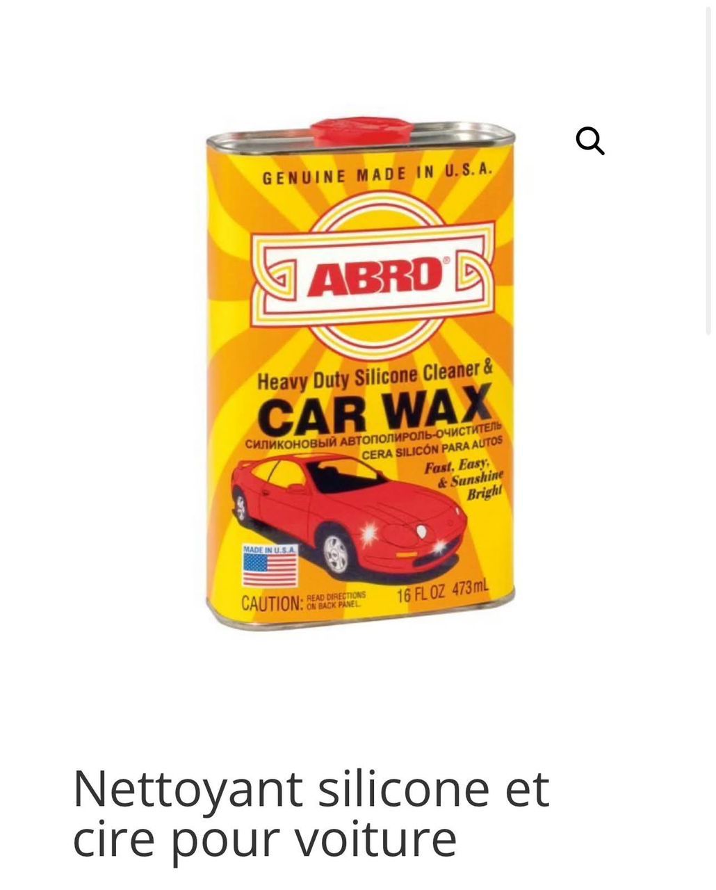 Nettoyant silicone