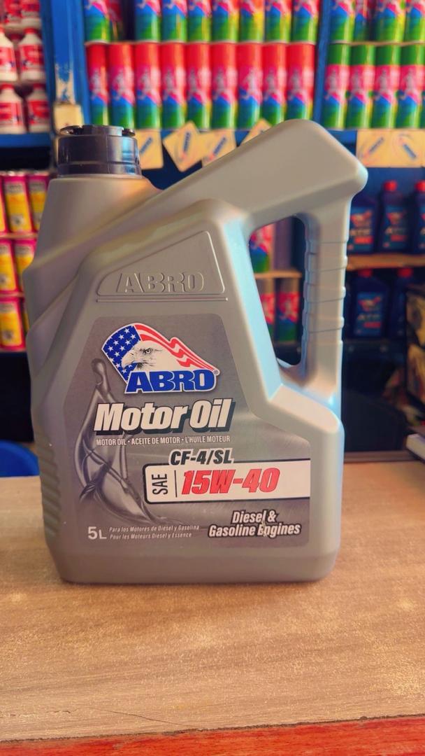 Huile moteur ABRO SAE 15W-40 pour moteurs Diesel et essence